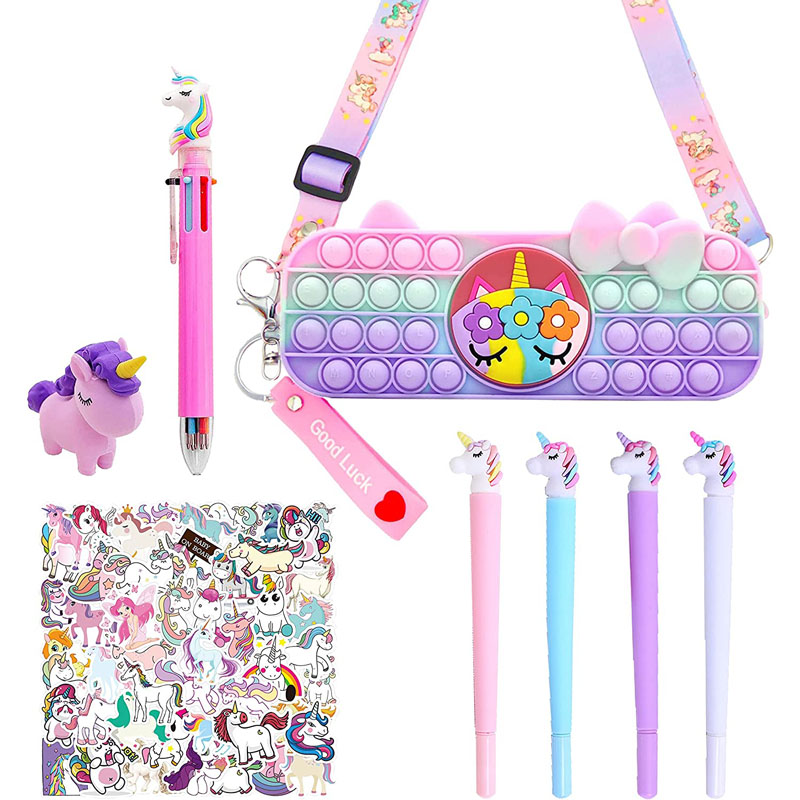 Unicorn Penal Etui Unicorn Stationary Set for Girls